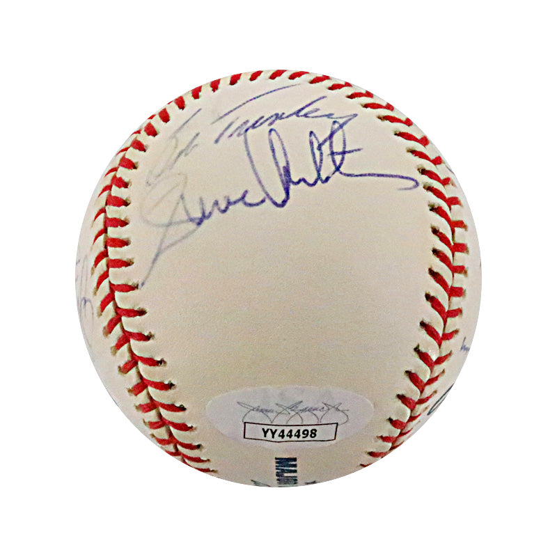 Berra, Larsen, Dent New York Yankee Legends Multi Signed Autographed OMLB Baseball (JSA LOA #YY44498)