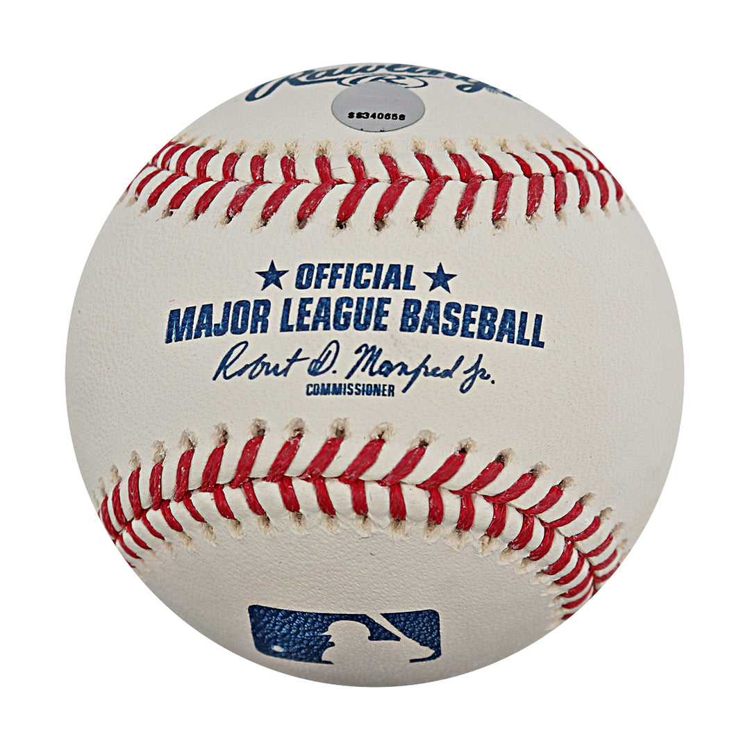 Darryl Strawberry Mets Yankees Autographed OMLB Baseball Steiner Holo Only