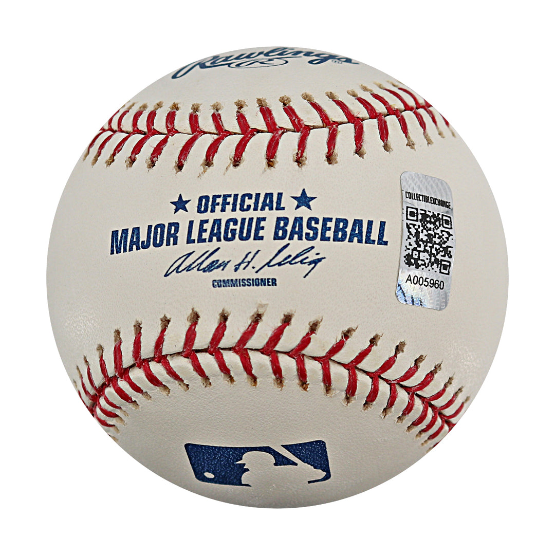 Mariano Rivera New York Yankees Autographed OMLB Baseball CX Auth