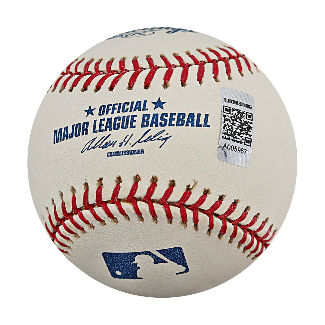 Mariano Rivera New York Yankees Autographed OMLB Baseball CX Auth