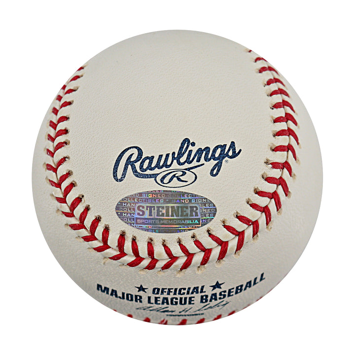 Robinson Cano Yankees Mets Mariners Autographed OMLB Baseball Steiner COA