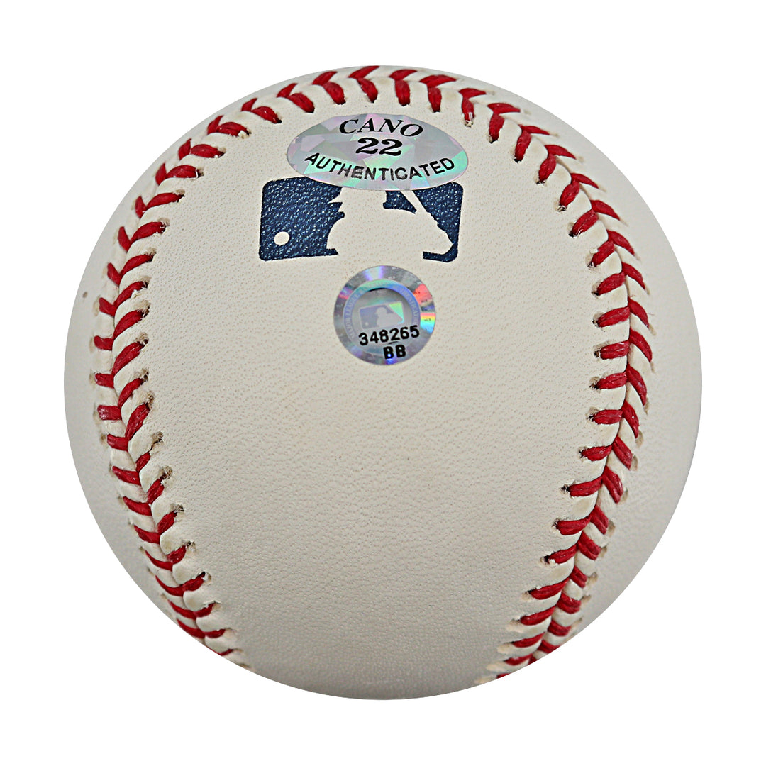 Robinson Cano Yankees Mets Mariners Autographed OMLB Baseball Steiner COA