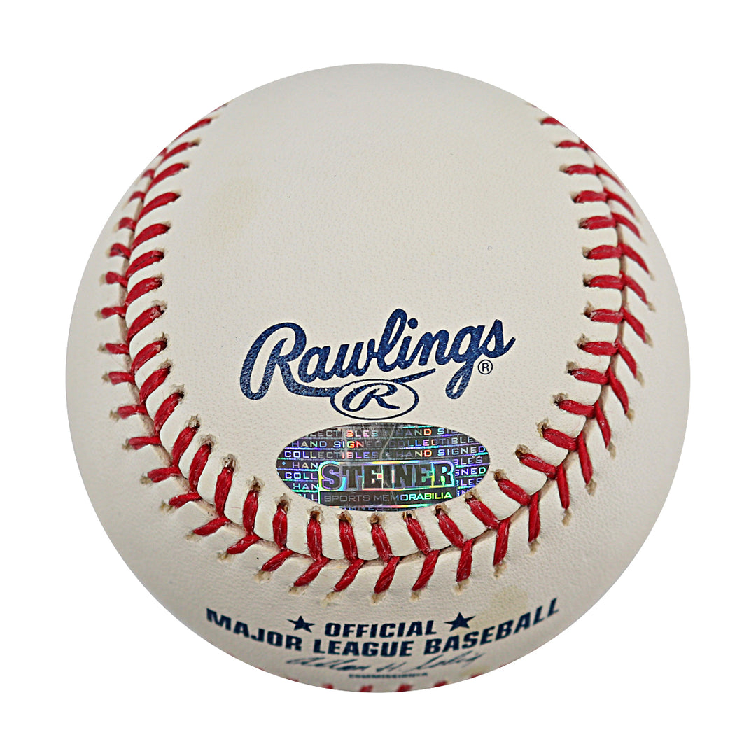 Joba Chamberlain New York Yankees Autographed OMLB Baseball MLB / Steiner COA