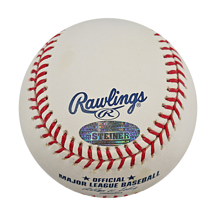 Joba Chamberlain New York Yankees Autographed OMLB Baseball MLB / Steiner COA