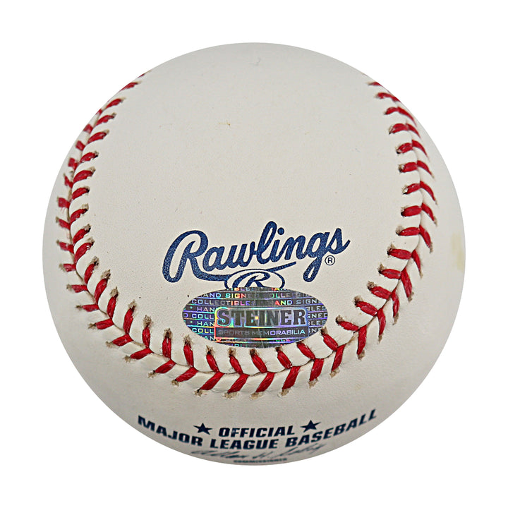 Joba Chamberlain New York Yankees Autographed OMLB Baseball MLB / Steiner COA