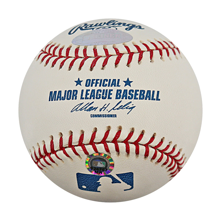 Jose Reyes New York Mets Autographed OMLB Baseball MLB / Steiner COA