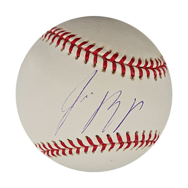 Jose Reyes New York Mets Autographed OMLB Baseball MLB / Steiner COA