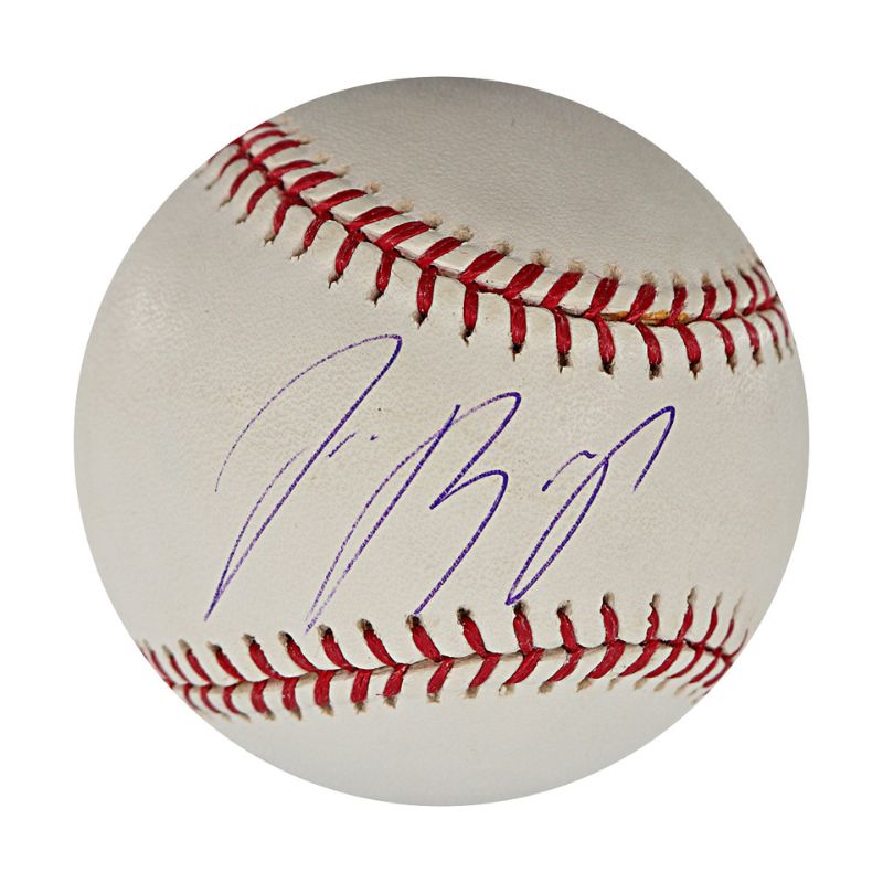 Jose Reyes New York Mets Autographed OMLB Baseball MLB / Steiner COA