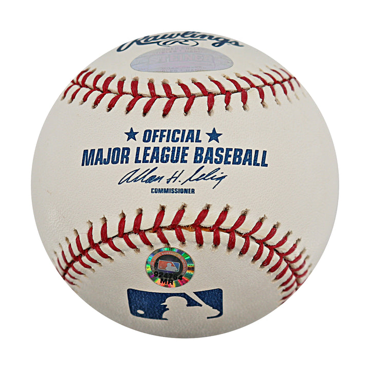 Jose Reyes New York Mets Autographed OMLB Baseball MLB / Steiner COA