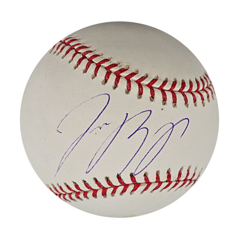 Jose Reyes New York Mets Autographed OMLB Baseball MLB / Steiner COA