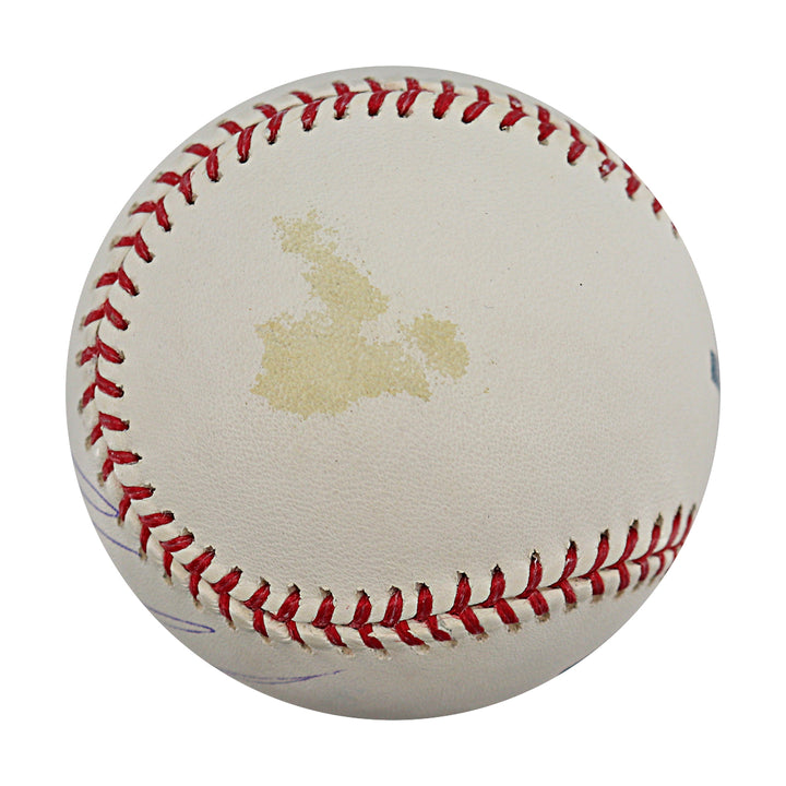 Jose Reyes New York Mets Autographed OMLB Baseball MLB / Steiner COA