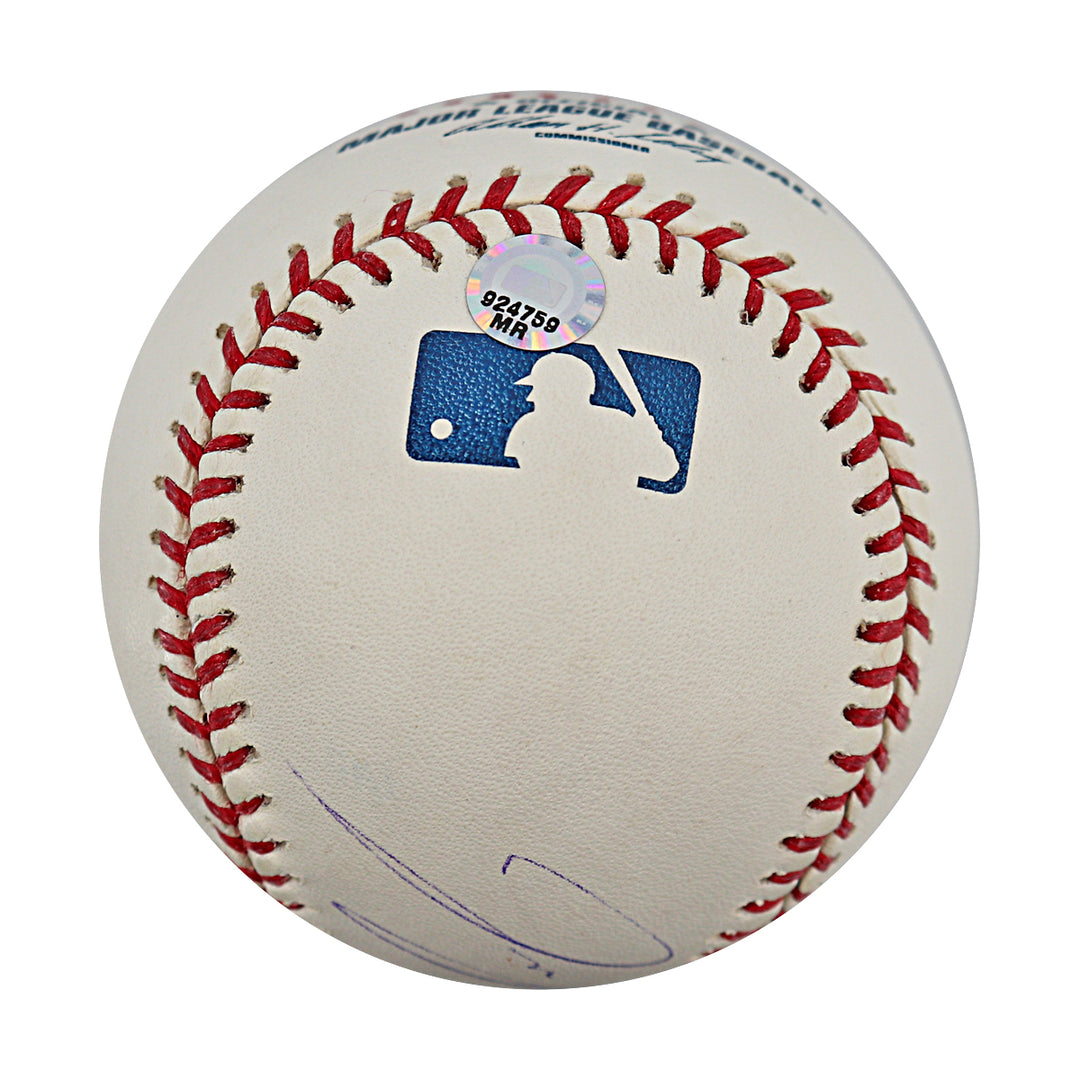 Jose Reyes New York Mets Autographed OMLB Baseball MLB / Steiner COA