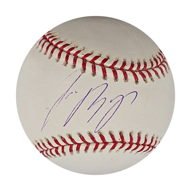 Jose Reyes New York Mets Autographed OMLB Baseball MLB / Steiner COA