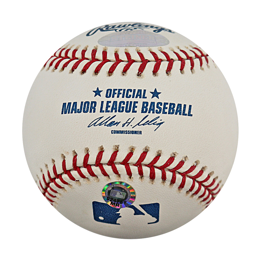 Jose Reyes New York Mets Autographed OMLB Baseball MLB / Steiner COA