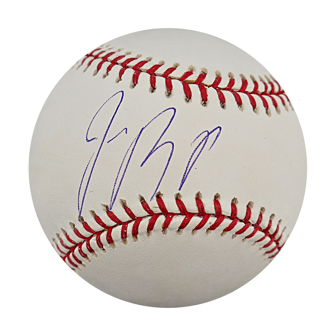 Jose Reyes New York Mets Autographed OMLB Baseball MLB / Steiner COA
