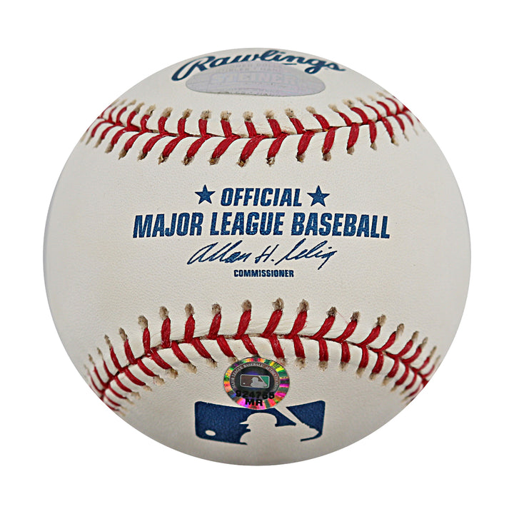 Jose Reyes New York Mets Autographed OMLB Baseball MLB / Steiner COA