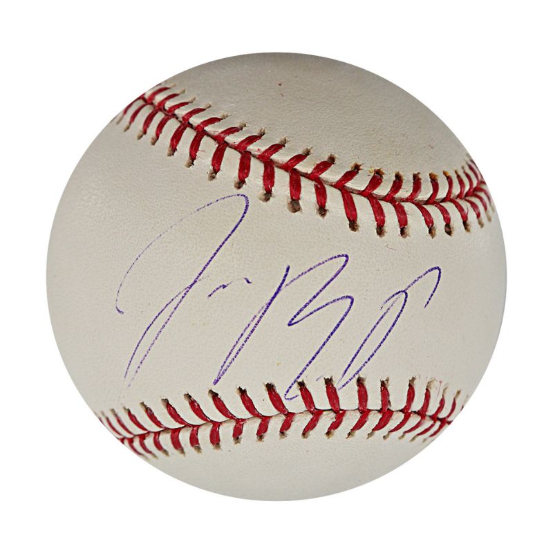 Jose Reyes New York Mets Autographed OMLB Baseball MLB / Steiner COA