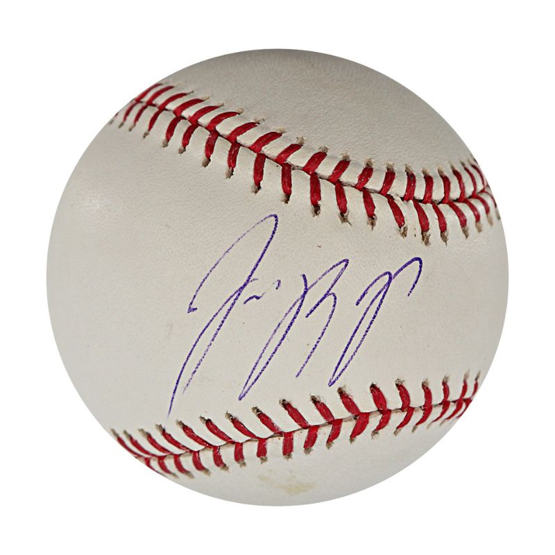 Jose Reyes New York Mets Autographed OMLB Baseball MLB / Steiner COA