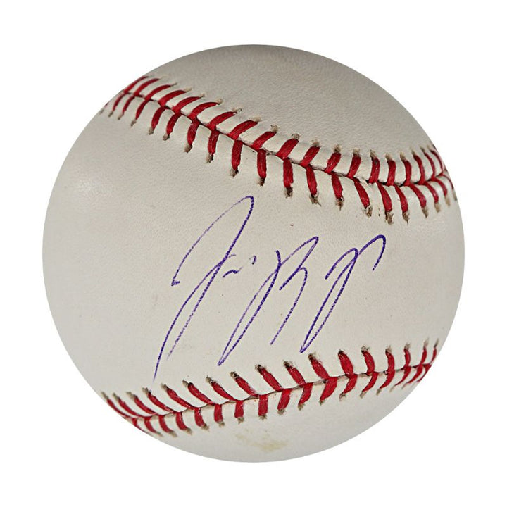 Jose Reyes New York Mets Autographed OMLB Baseball MLB / Steiner COA