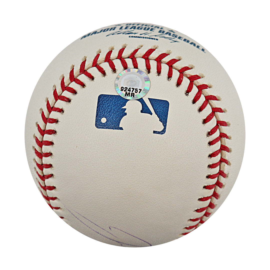 Jose Reyes New York Mets Autographed OMLB Baseball MLB / Steiner COA