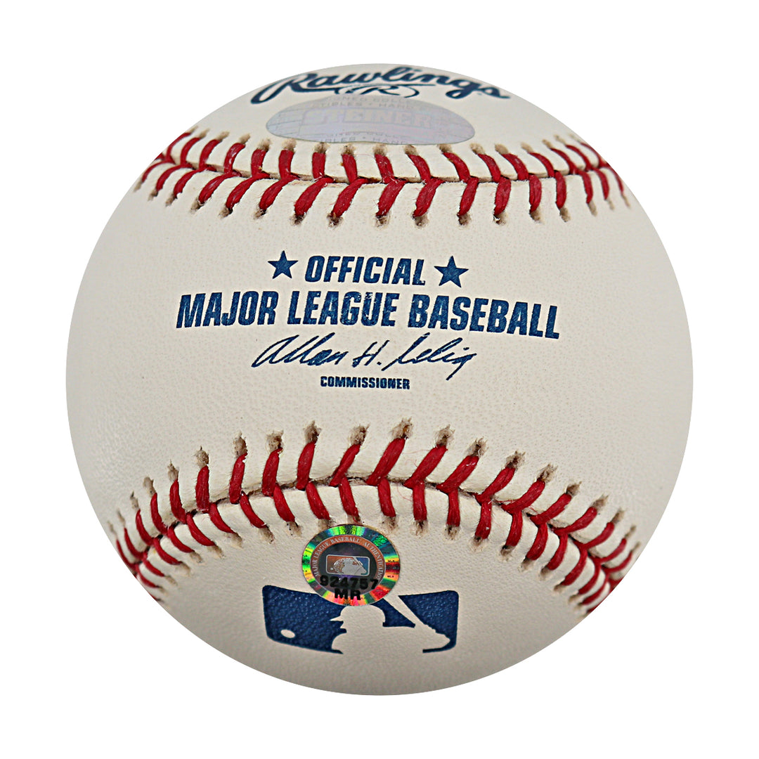 Jose Reyes New York Mets Autographed OMLB Baseball MLB / Steiner COA