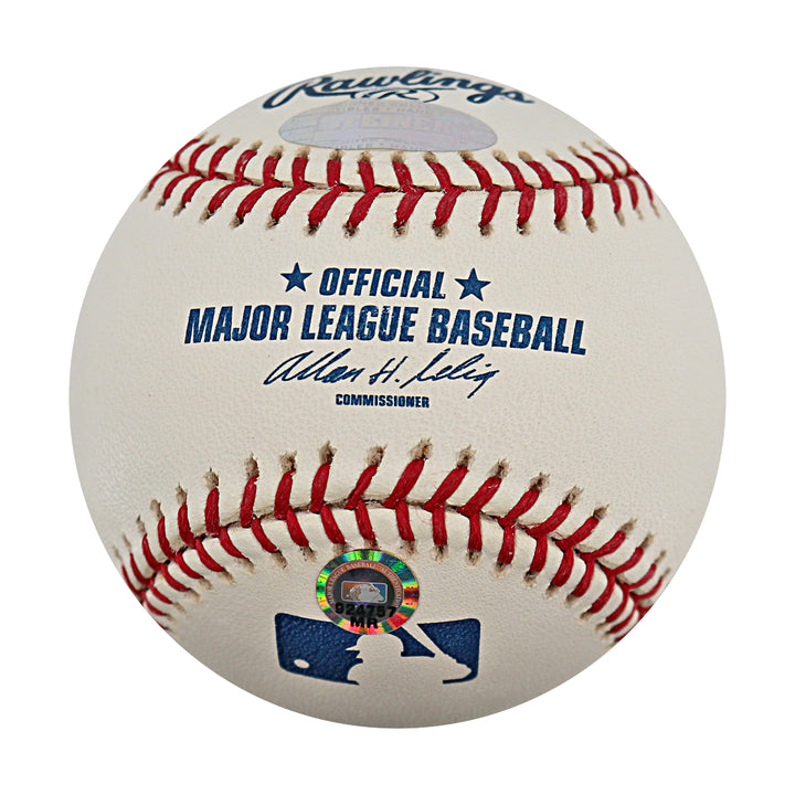 Jose Reyes New York Mets Autographed OMLB Baseball MLB / Steiner COA