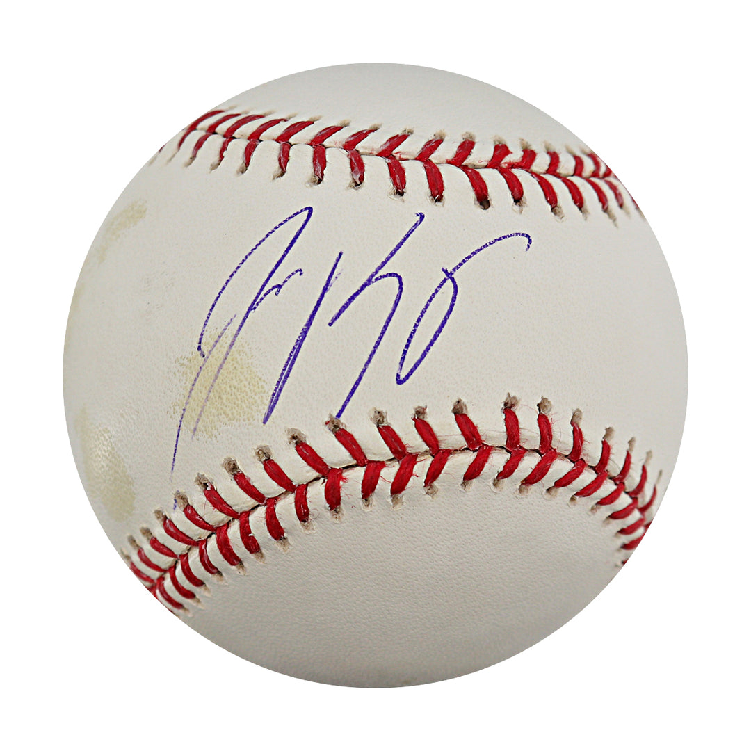 Jose Reyes New York Mets Autographed OMLB Baseball MLB / Steiner COA