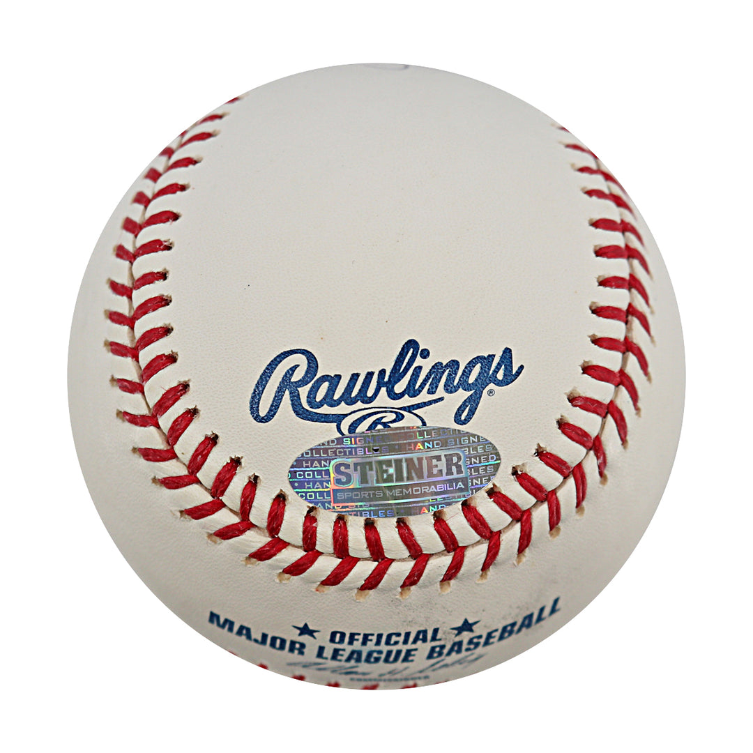 Vladimir Guerrero Angels Expos Autographed OMLB Baseball Steiner COA