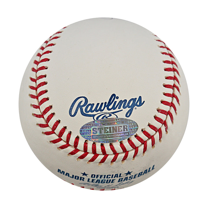 Vladimir Guerrero Angels Expos Autographed OMLB Baseball Steiner COA