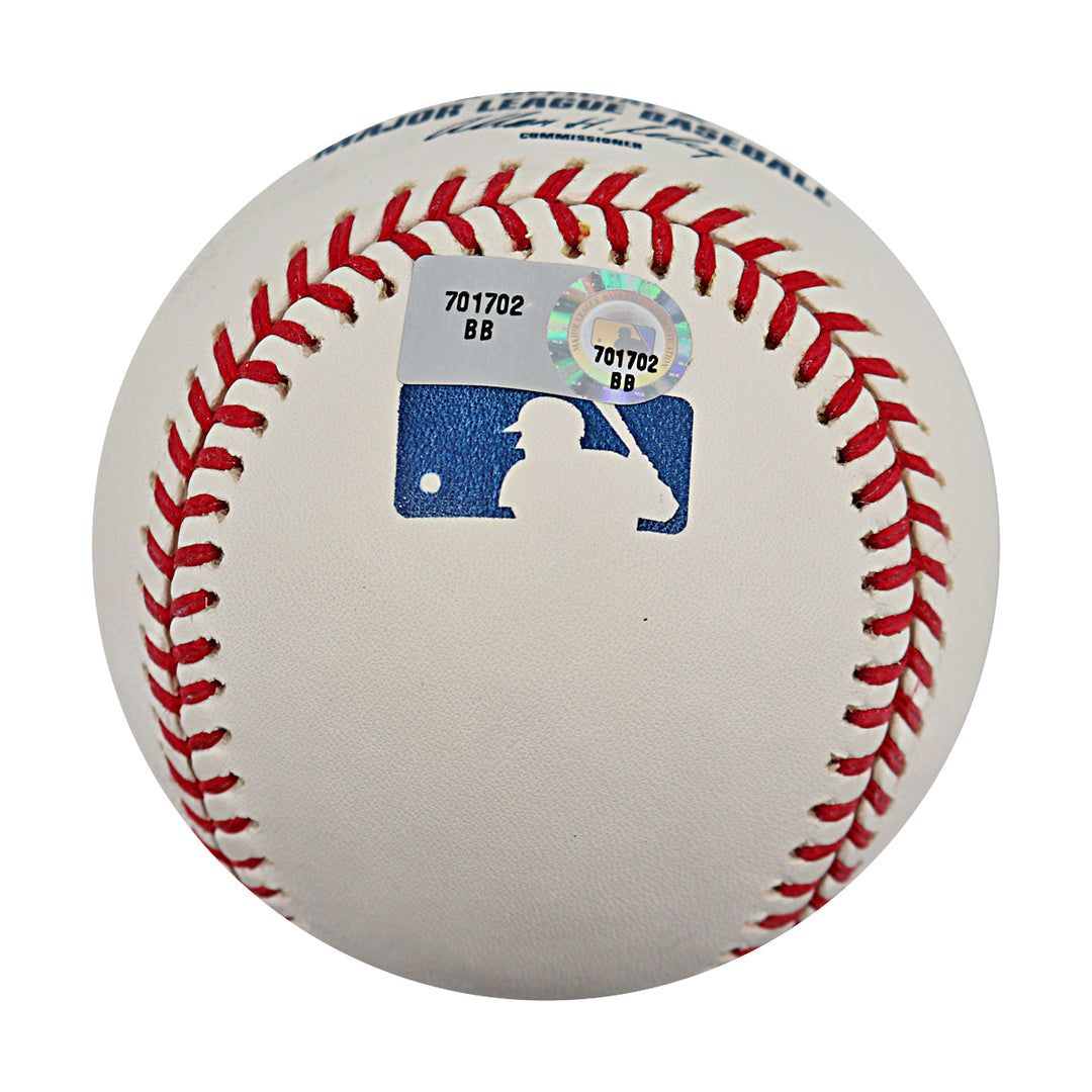 Phil Hughes New York Yankees Autographed OMLB Baseball MLB / Steiner COA