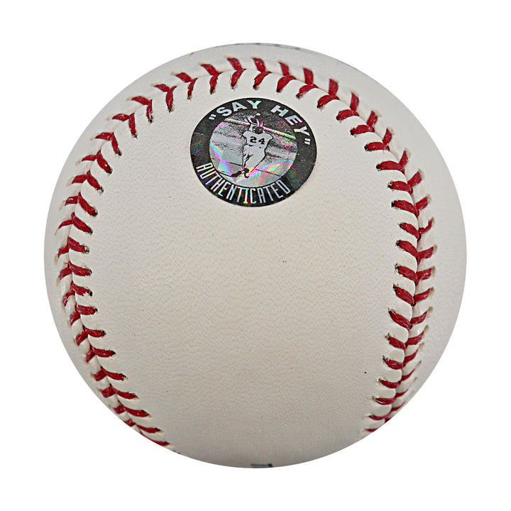 Willie Mays San Francisco Giants Autographed OMLB Baseball PSA Holo Only