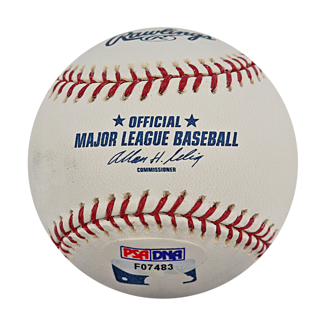 Willie Mays San Francisco Giants Autographed OMLB Baseball PSA Holo Only
