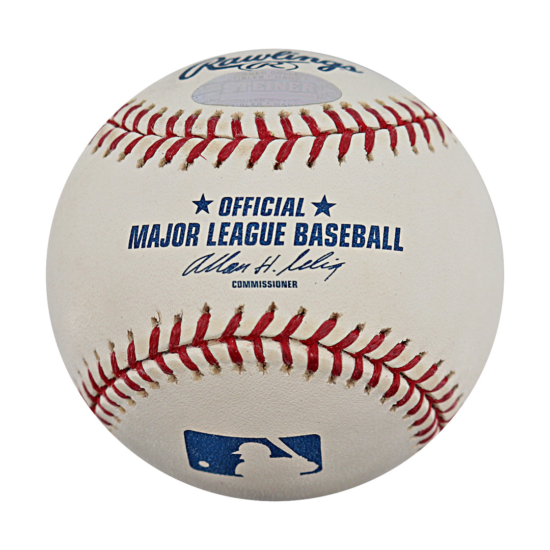 Tom Glavine Braves Mets Autographed OMLB Baseball Steiner COA