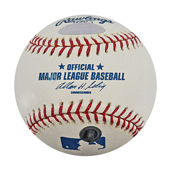 David Cone Joe Girardi Yankees Autographed Inscribed OMLB Baseball MLB / Steiner COA