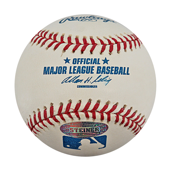 Alex Rodriguez Yankees Mariners Rangers Autographed OMLB Baseball Steiner COA