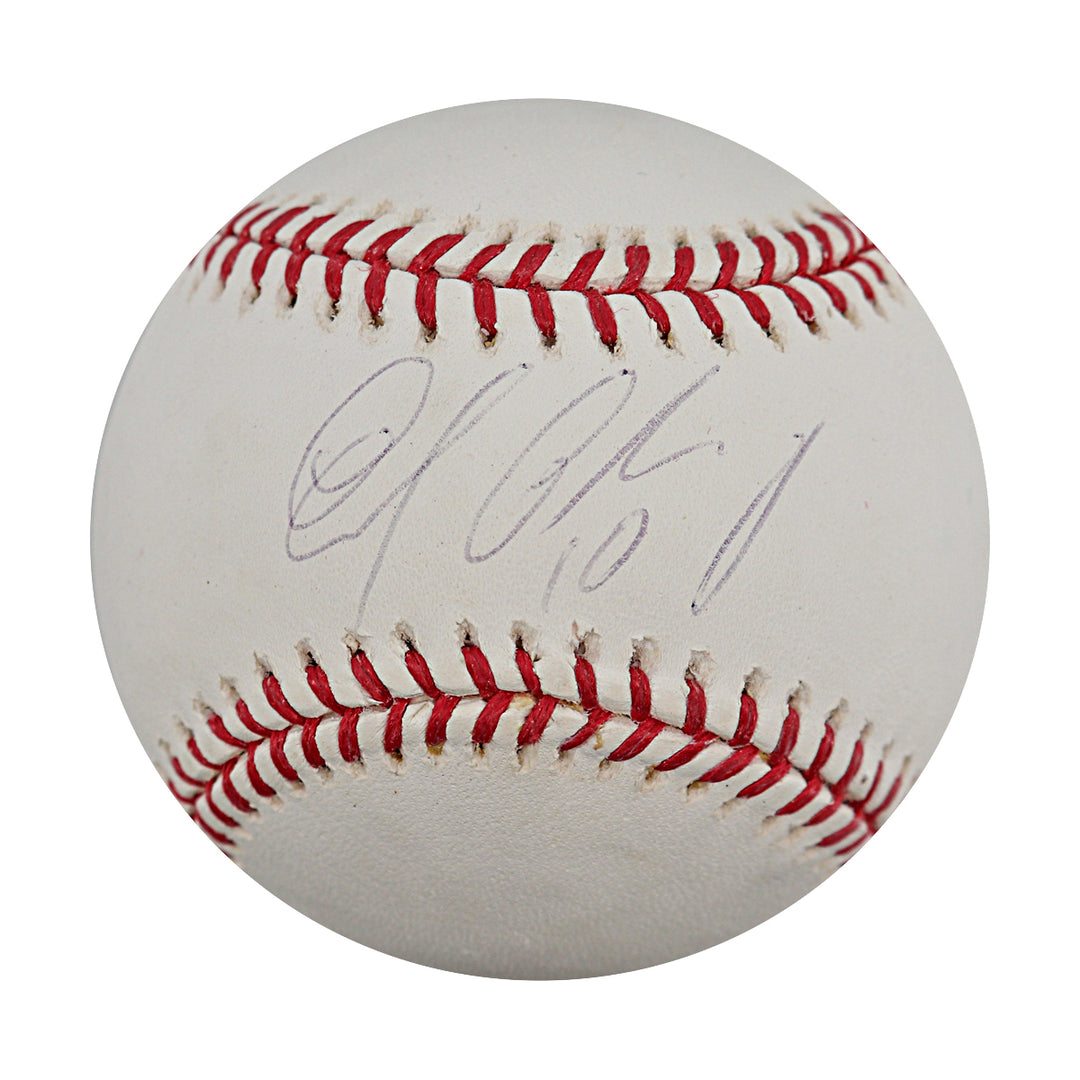 Endy Chavez Expos Mets Autographed OMLB Baseball Steiner COA
