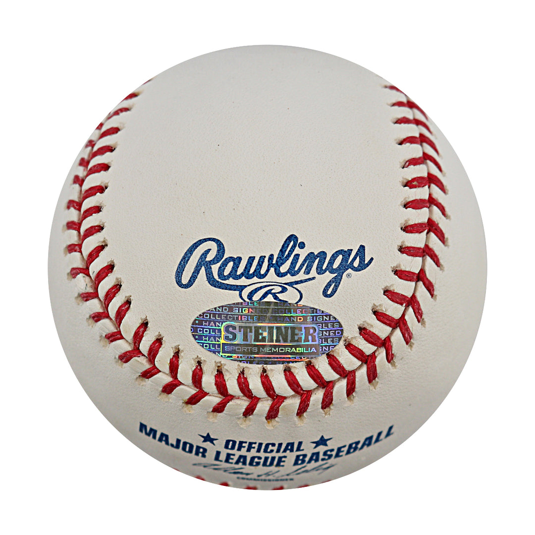 Endy Chavez Expos Mets Autographed OMLB Baseball Steiner COA