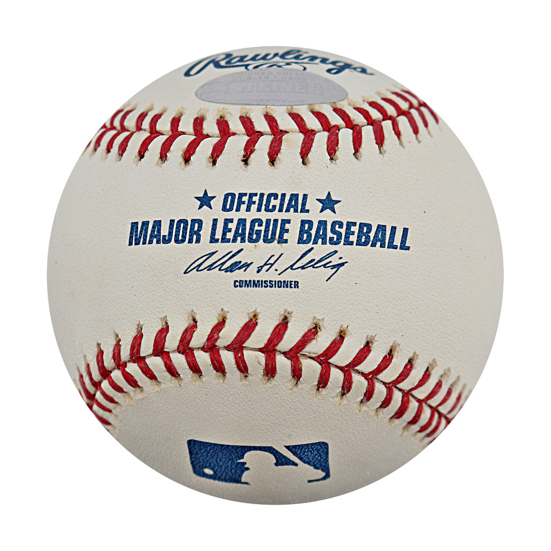 Endy Chavez Expos Mets Autographed OMLB Baseball Steiner COA