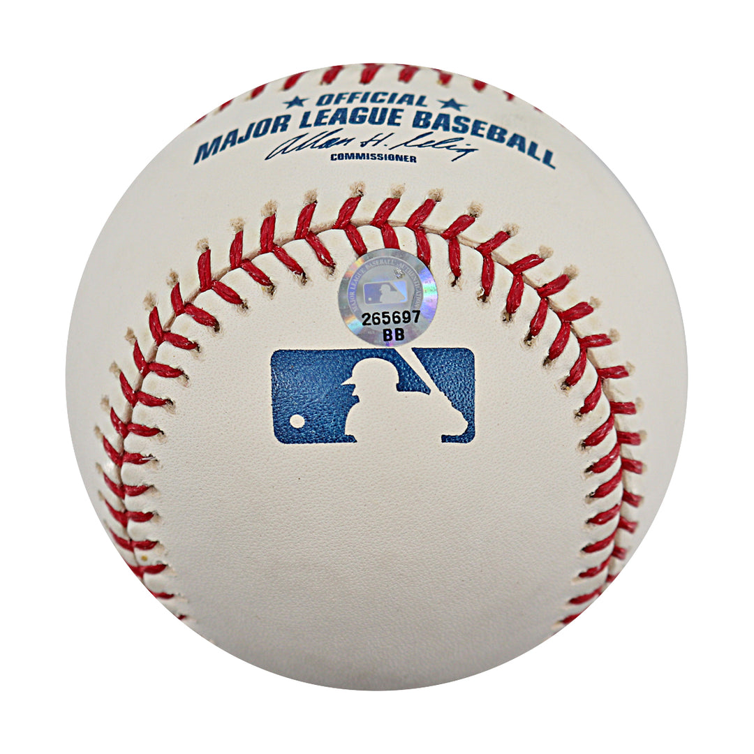 Jose Valentin Brewers White Sox Autographed OMLB Baseball Steiner COA