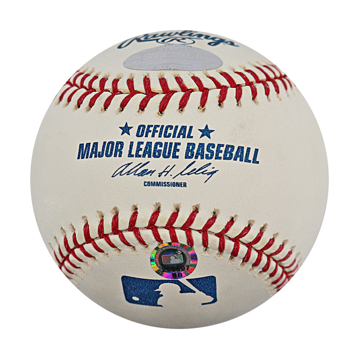 Jose Valentin Brewers White Sox Autographed OMLB Baseball Steiner COA