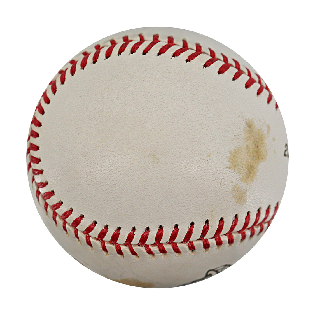 Luis Gonzalez Arizona Diamondbacks Autographed 2001 WS Logo Baseball MLB / Steiner Holo Only