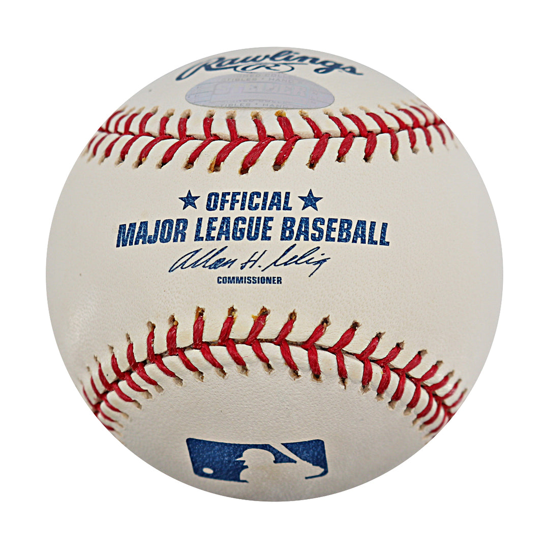 Paul Lo Duca Dodgers Marlins Mets Autographed OMLB Baseball Steiner COA