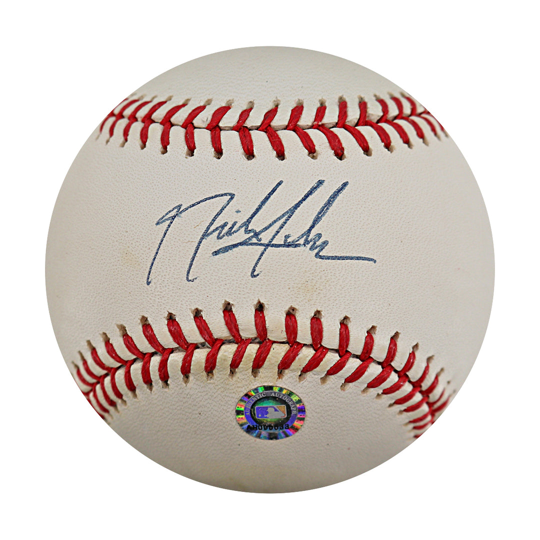 Nick Johnson Yankees Expos Autographed OMLB Baseball Steiner Holo Only
