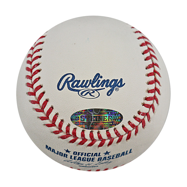 Mark Teixeira New York Yankees Autographed OMLB Baseball MLB / Steiner COA