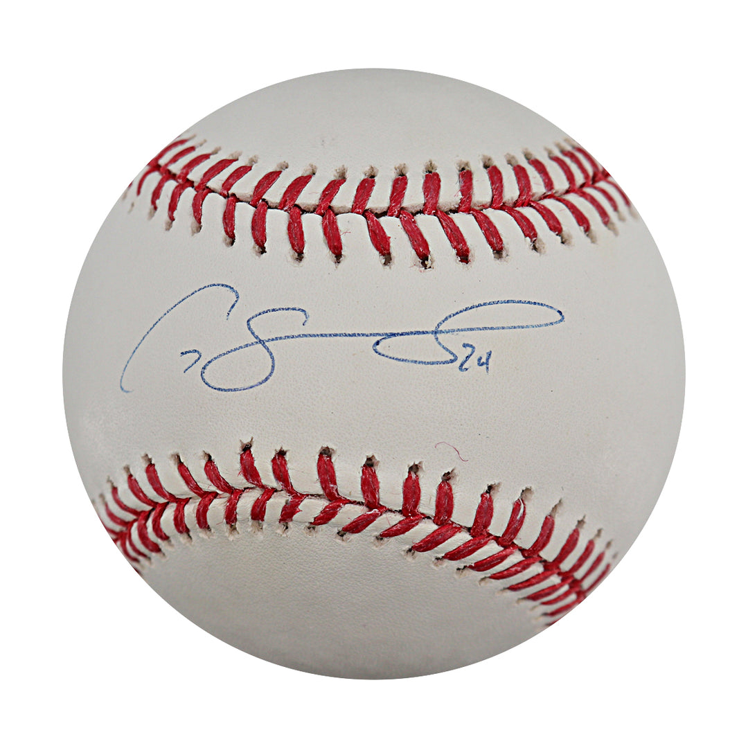 Gary Sanchez New York Yankees Autographed OMLB Baseball MLB / Steiner COA
