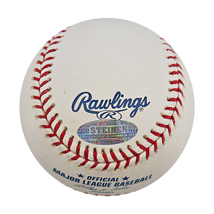 Shelley Duncan New York Yankees Autographed OMLB Baseball MLB / Steiner COA