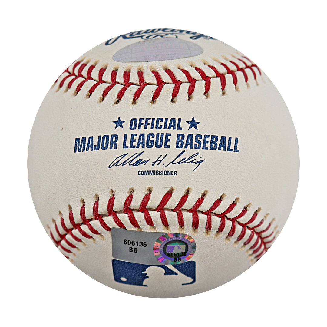 Shelley Duncan New York Yankees Autographed OMLB Baseball MLB / Steiner COA