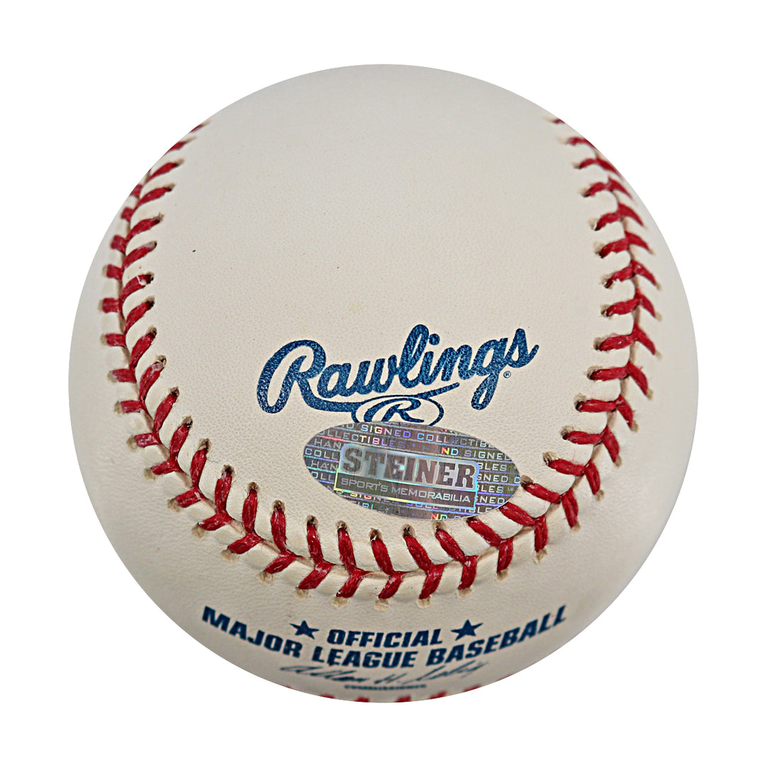 Ron Guidry New York Yankees Autographed Inscribed OMLB Baseball MLB/Steiner COA