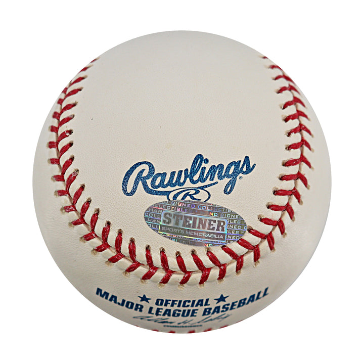 Ron Guidry New York Yankees Autographed Inscribed OMLB Baseball MLB/Steiner COA
