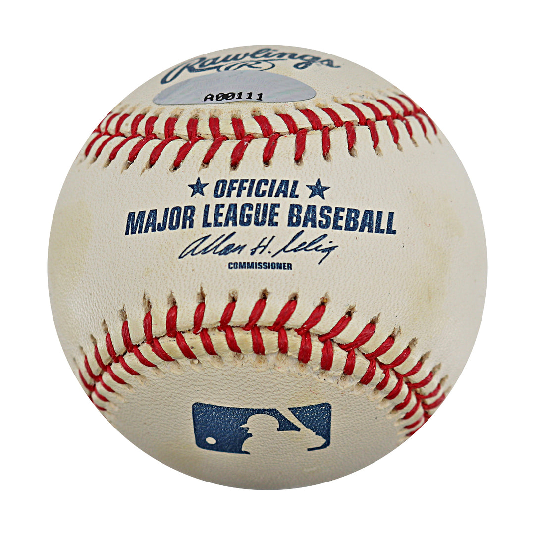 Jorge Posada New York Yankees Autographed OMLB Baseball Triple Crown Holo Only